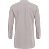 image:imageCOOFANDY Mens Linen Henley Shirts Long Sleeve Collarless TShirts Longline Kurta Beach Shirts with PocketGrey