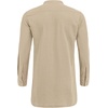 image:imageCOOFANDY Mens Linen Henley Shirts Long Sleeve Collarless TShirts Longline Kurta Beach Shirts with PocketKhaki