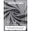 image:imageCOOFANDY Mens Long Sleeve Henley Shirts Cotton TShirts Casual Pullover Shirt Soft Stretch Basic Tees Fall TopsLight Grey