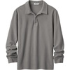 image:imageCOOFANDY Mens Long Sleeve Polo Shirts Casual Work Button Collared PulloverLight Grey