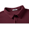 image:imageCOOFANDY Mens Long Sleeve Polo Shirts Casual Work Button Collared PulloverWine Red