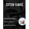 image:imageCOOFANDY Mens Long Sleeve Polo Shirts Cotton Collared Shirts Casual Business Polo Classic Golf T ShirtsAll Black