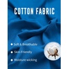 image:imageCOOFANDY Mens Long Sleeve Polo Shirts Cotton Collared Shirts Casual Business Polo Classic Golf T ShirtsBlue
