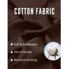 image:imageCOOFANDY Mens Long Sleeve Polo Shirts Cotton Collared Shirts Casual Business Polo Classic Golf T ShirtsBrown