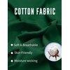 image:imageCOOFANDY Mens Long Sleeve Polo Shirts Cotton Collared Shirts Casual Business Polo Classic Golf T ShirtsGreen