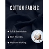 image:imageCOOFANDY Mens Long Sleeve Polo Shirts Cotton Collared Shirts Casual Business Polo Classic Golf T ShirtsNavy Blue
