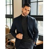 image:imageCOOFANDY Mens Mock Neck Shirts Fleece Long Sleeve Tops Basic Pullover TShirts2 PcsblackNavy Blue