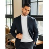 image:imageCOOFANDY Mens Mock Neck Shirts Fleece Long Sleeve Tops Basic Pullover TShirts2 PcsblackWhite