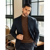 image:imageCOOFANDY Mens Mock Neck Shirts Fleece Long Sleeve Tops Basic Pullover TShirtsBrown