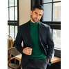 image:imageCOOFANDY Mens Mock Neck Shirts Fleece Long Sleeve Tops Basic Pullover TShirtsGreen
