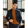 image:imageCOOFANDY Mens Mock Neck Shirts Fleece Long Sleeve Tops Basic Pullover TShirtsLight Brown