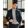 image:imageCOOFANDY Mens Mock Neck Shirts Fleece Long Sleeve Tops Basic Pullover TShirtsLight Grey