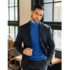 image:imageCOOFANDY Mens Mock Neck Shirts Fleece Long Sleeve Tops Basic Pullover TShirtsRoyal Blue
