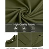 image:imageCOOFANDY Mens Mock Turtleneck TShirts Long Sleeve Solid Color Tees Shirts Basic Casual Slim Fit Pullover T ShirtsArmy Green
