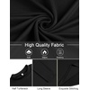 image:imageCOOFANDY Mens Mock Turtleneck TShirts Long Sleeve Solid Color Tees Shirts Basic Casual Slim Fit Pullover T ShirtsBlack