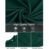 image:imageCOOFANDY Mens Mock Turtleneck TShirts Long Sleeve Solid Color Tees Shirts Basic Casual Slim Fit Pullover T ShirtsDark Green