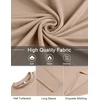 image:imageCOOFANDY Mens Mock Turtleneck TShirts Long Sleeve Solid Color Tees Shirts Basic Casual Slim Fit Pullover T ShirtsKhaki