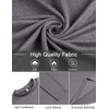 image:imageCOOFANDY Mens Mock Turtleneck TShirts Long Sleeve Solid Color Tees Shirts Basic Casual Slim Fit Pullover T ShirtsLight Grey