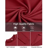 image:imageCOOFANDY Mens Mock Turtleneck TShirts Long Sleeve Solid Color Tees Shirts Basic Casual Slim Fit Pullover T ShirtsRed
