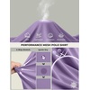 image:imageCOOFANDY Mens Polo Shirt Long Sleeve Moisture Wicking Golf Shirts Sun Protection Collared Work ShirtsLilac