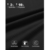 image:imageCOOFANDY Mens Polo Shirts Short Sleeve Casual Knit Textured Polo Shirt Summer Collared TShirt01black