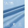 image:imageCOOFANDY Mens Polo Shirts Short Sleeve Casual Knit Textured Polo Shirt Summer Collared TShirtLight Blue