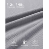 image:imageCOOFANDY Mens Polo Shirts Short Sleeve Casual Knit Textured Polo Shirt Summer Collared TShirtLight Grey