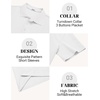 image:imageCOOFANDY Mens Polo Shirts Short Sleeve Casual Knit Textured Polo Shirt Summer Collared TShirtWhite