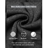 image:imageCOOFANDY Mens Quarter Button Henley Sweater Casual Knitted Sweatshirt Mock Neck Thermal Fleece Pullover Sweater with PocketDark Grey