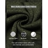 image:imageCOOFANDY Mens Quarter Button Henley Sweater Casual Knitted Sweatshirt Mock Neck Thermal Fleece Pullover Sweater with PocketGreen Black Jasper