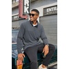 image:imageCOOFANDY Mens Quarter Zip Pullover Long Sleeve Mock Turtleneck Sweatshirts Thermal Workout Golf Polo ShirtDark Grey