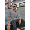 image:imageCOOFANDY Mens Quarter Zip Pullover Long Sleeve Mock Turtleneck Sweatshirts Thermal Workout Golf Polo ShirtLight Grey