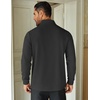 image:imageCOOFANDY Mens Quarter Zip Up Pullover Lightweight Mock Neck Sweatshirt Casual Long Sleeve Polo ShirtDrak Grey