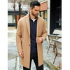 image:imageCOOFANDY Mens Quarter Zip Up Pullover Lightweight Mock Neck Sweatshirt Casual Long Sleeve Polo ShirtNavy Bluebrown Collar