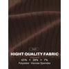 image:imageCOOFANDY Mens Ribbed Polo Shirts Short Sleeve V Neck Slim Fit Polo TShirt Casual Summer Collared Golf ShirtBrown