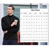 image:imageCOOFANDY Mens Slim Fit Basic Turtleneck Long Sleeve Lightweight Pullover Sweaters Casual Knitted Tops3 Pack  BlackNavy BlueWine Red