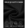 image:imageCOOFANDY Mens Slim Fit Basic Turtleneck Long Sleeve Lightweight Pullover Sweaters Casual Knitted TopsAll Black