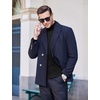image:imageCOOFANDY Mens Slim Fit Basic Turtleneck Long Sleeve Lightweight Pullover Sweaters Casual Knitted TopsAll Black