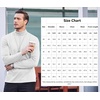 image:imageCOOFANDY Mens Slim Fit Basic Turtleneck Long Sleeve Lightweight Pullover Sweaters Casual Knitted TopsAll White