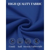 image:imageCOOFANDY Mens Slim Fit Basic Turtleneck Long Sleeve Lightweight Pullover Sweaters Casual Knitted TopsBlue