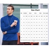image:imageCOOFANDY Mens Slim Fit Basic Turtleneck Long Sleeve Lightweight Pullover Sweaters Casual Knitted TopsBlue