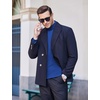 image:imageCOOFANDY Mens Slim Fit Basic Turtleneck Long Sleeve Lightweight Pullover Sweaters Casual Knitted TopsBlue