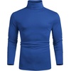 image:imageCOOFANDY Mens Slim Fit Basic Turtleneck Long Sleeve Lightweight Pullover Sweaters Casual Knitted TopsBlue