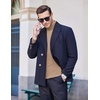 image:imageCOOFANDY Mens Slim Fit Basic Turtleneck Long Sleeve Lightweight Pullover Sweaters Casual Knitted TopsCamel