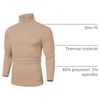 image:imageCOOFANDY Mens Slim Fit Basic Turtleneck Long Sleeve Lightweight Pullover Sweaters Casual Knitted TopsCamel