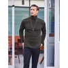 image:imageCOOFANDY Mens Slim Fit Basic Turtleneck Long Sleeve Lightweight Pullover Sweaters Casual Knitted TopsCharcoal