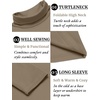 image:imageCOOFANDY Mens Slim Fit Basic Turtleneck Long Sleeve Lightweight Pullover Sweaters Casual Knitted TopsDull Brown