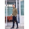 image:imageCOOFANDY Mens Slim Fit Basic Turtleneck Long Sleeve Lightweight Pullover Sweaters Casual Knitted TopsDull Brown