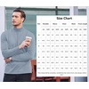 image:imageCOOFANDY Mens Slim Fit Basic Turtleneck Long Sleeve Lightweight Pullover Sweaters Casual Knitted TopsGray Blue