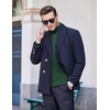 image:imageCOOFANDY Mens Slim Fit Basic Turtleneck Long Sleeve Lightweight Pullover Sweaters Casual Knitted TopsGreen